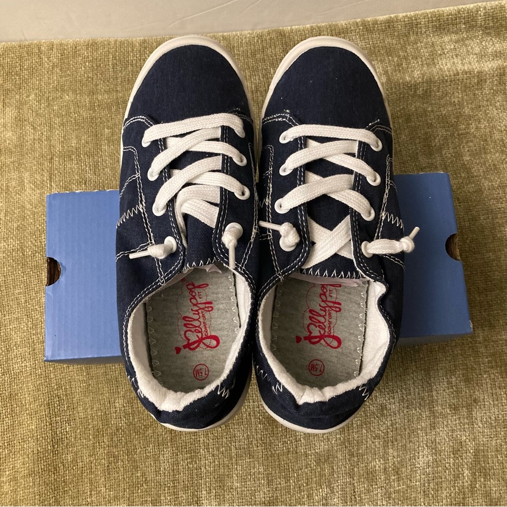 Jellypop Comfort Fit Florence J133KCA Navy Canvas 427 | NWT - Picture 6 of 9